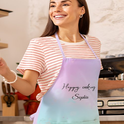 Personalized Cute  Colorful Apron