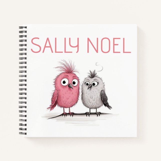 Personalized cute colorful notebook (Front)