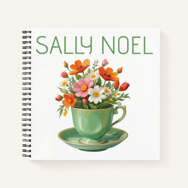 Personalized cute colorful notebook (Front)