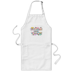 Personalized Cute Colorful Pencil - Back To School Long Apron