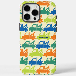 Personalized Cute Colorful Tow Truck iPod Touch iPhone 16 Pro Max Case