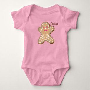 Personalized Cute Cookie Baby Bodysuit