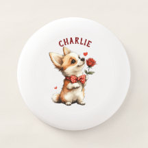 Personalized Cute Corgi with Custom Name