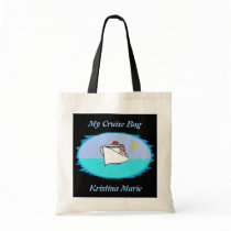 Personalized Cute Cruise Ship Tote Bag Personalized Cute Cruise Ship Tote Bag