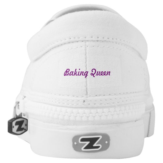 Personalized Cute Cupcake Shoes 4 Baking in Style (Left Shoe Back)