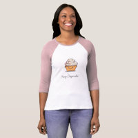 Personalized Cute Cupcake T-Shirt