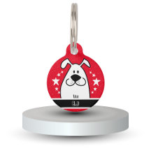 Personalized Cute Dog Doodle Design with QR code