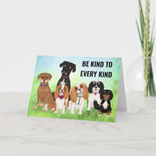 Personalized Cute Dog    Letterpress Thank You Card