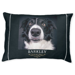 Personalized Cute Dog Photo Pet Bed