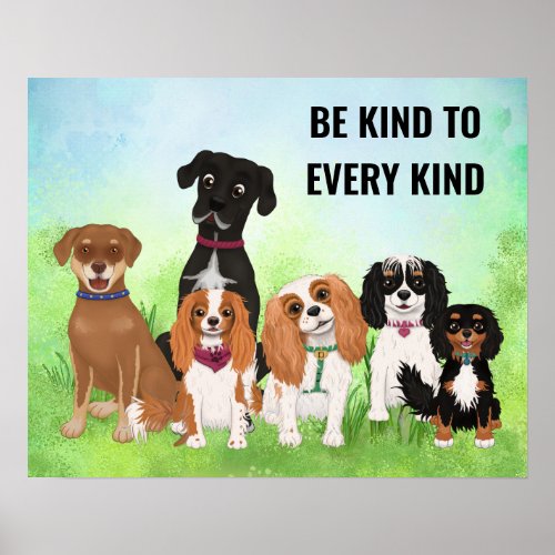 Personalized Cute Dog   Poster