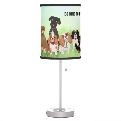 Personalized Cute Dog    Table Lamp