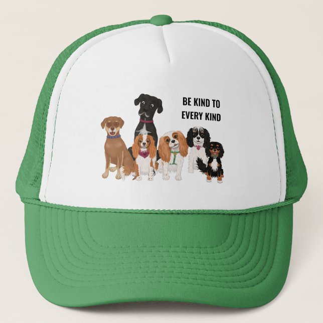 Personalized Cute Dog    Trucker Hat (Front)
