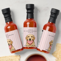 Personalized Cute Dog with Pink Heart