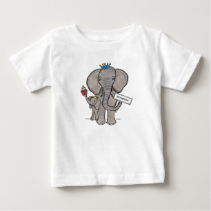 Personalized Cute Elephant and Baby T-Shirt