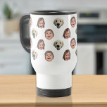 Personalized Cute Face 3 Photos Travel Mug<br><div class="desc">You have to cut out the face of your photo with transparent background. And make sure the photo is cropped tightly to the object/face. If you have any problem editing your photo, i can do it for you. Before placing an order, you have to send your photo to my email...</div>
