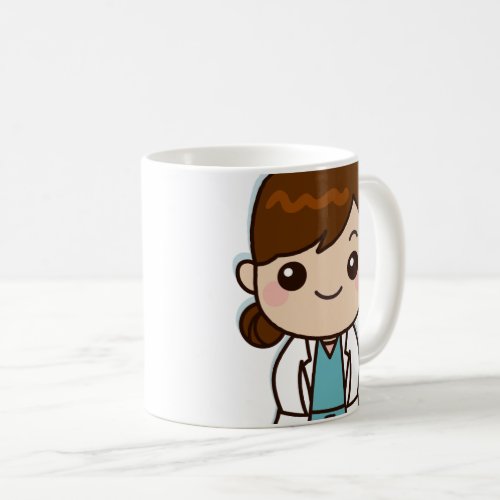 Personalized Cute Female DrYour Name Coffee Mug