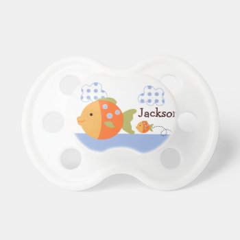 Personalized "cute Fish" Pacifier by Personalizedbydiane at Zazzle