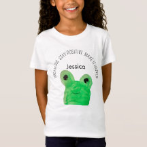 Personalized Cute frog inspirational quote