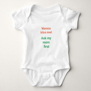 Personalized Cute Funny Baby Bodysuit