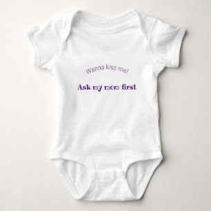Personalized Cute Funny Baby Bodysuit
