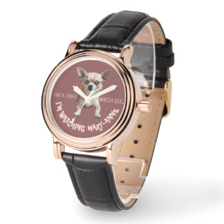 Personalized Cute Funny Chihuahua Watch Dog Watch