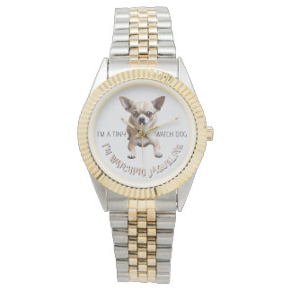 Personalized Cute Funny Chihuahua Watch Dog Watch