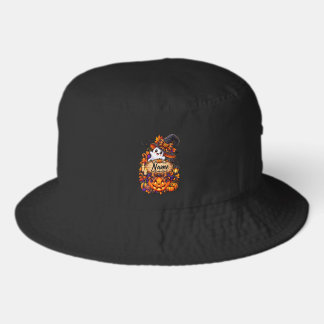 Personalized Cute Ghost Halloween Photo Shirt Bucket Hat
