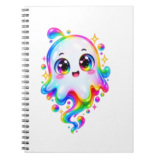 Personalized Cute Ghost Halloween Photo Shirt Notebook