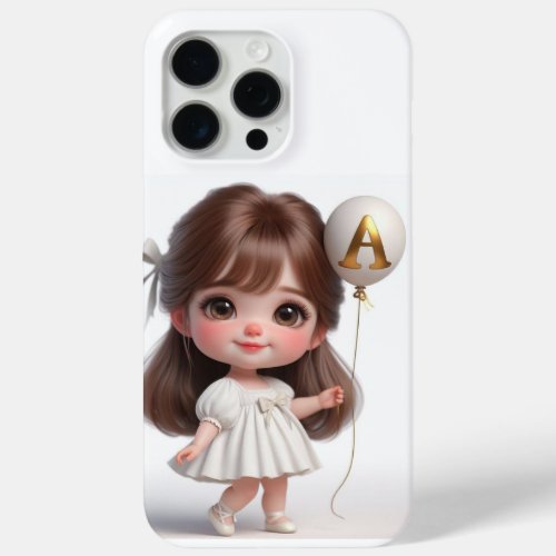 Personalized cute girl image iphone backcase iPhone 15 pro max case