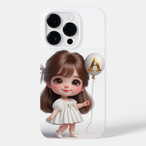 Personalized cute girl image iphone backcase Case_Mate iPhone 14 pro case