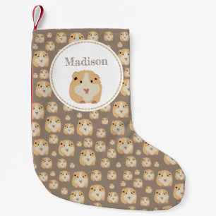 Personalized Cute Hamster Pattern Small Christmas Stocking