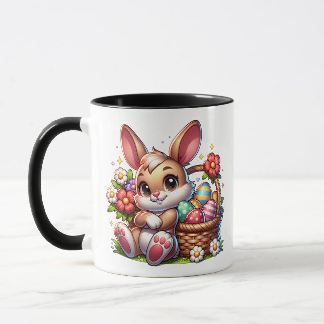 Personalized Cute Happy Easter  Mug (Left)
