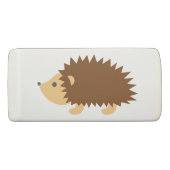 Personalized cute hedgehog animal illustration eraser (Front)