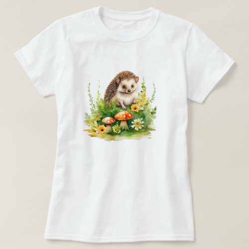 Personalized Cute Hedgehog T_Shirt