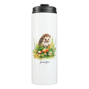 Personalized Cute Hedgehog Thermal Tumbler