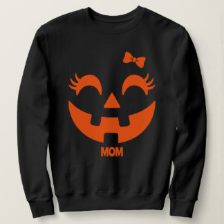 Personalized Cute Jack O' Lantern Face  Sweatshirt