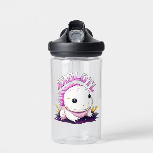 Personalized Cute Kawaii Axolotl  Water Bottle