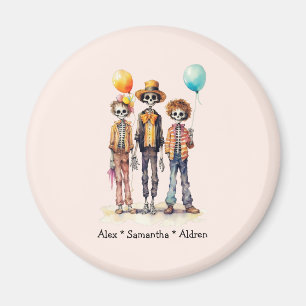 Personalized Cute Kid Zombie Halloween (10) Magnet