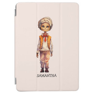 Personalized Cute Kid Zombie Halloween (5) iPad Air Cover
