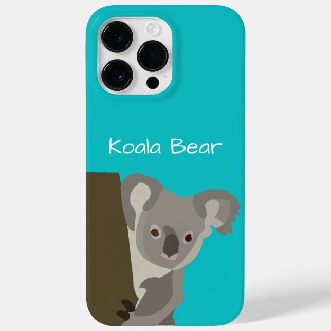 Personalized Cute Koala Bear Case-Mate iPhone Case (Back)
