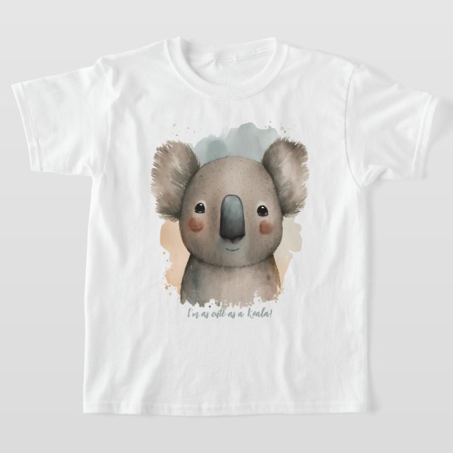 Personalized cute Koala T-Shirt (Laydown)