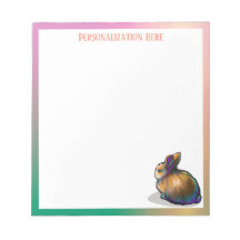 Personalized Cute Little Bunny Notepad