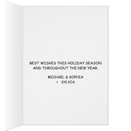 Personalized Cute Little Christmas Penquin (Inside (Right))