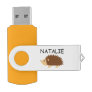 Personalized cute little hedgehog USB flash drive