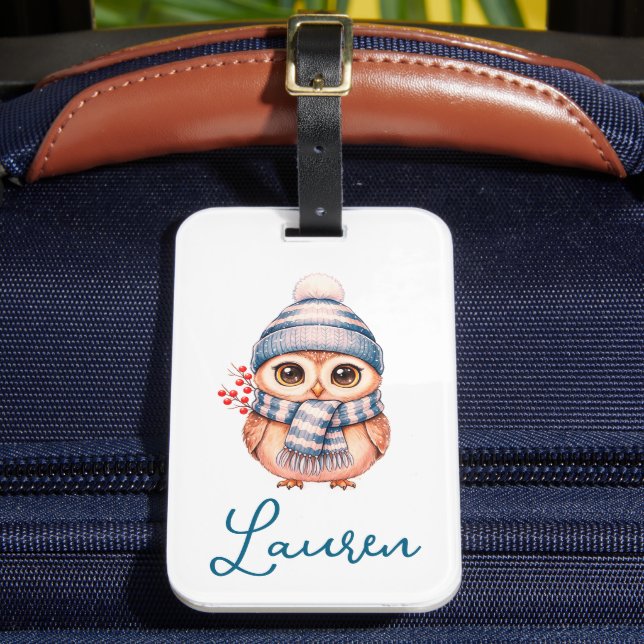 Personalized cute luggage tag (Front Insitu 2)