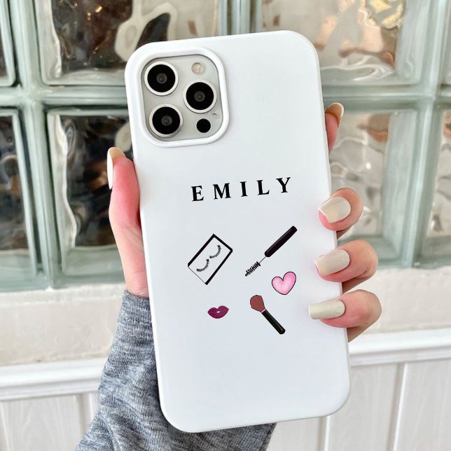 personalized, Cute, makeup artist, girl, Case-Mate iPhone Case (Creator Uploaded)