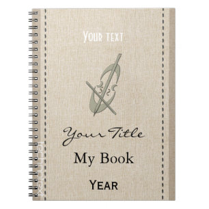 Personalized Cute Music Cello Notebook