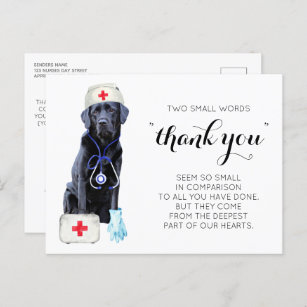 Personalized Cute Nursing Thank You Nurses Day Holiday Postcard