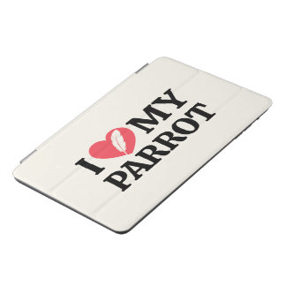 Personalized Cute Parrot Lover Quote Soft Cream iPad Mini Cover