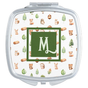Personalized Cute Pattern Compact Mirror